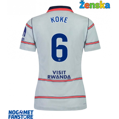 Atletico Madrid Koke #6 Rezervni Dres za Ženska 2026-27 Kratak Rukav